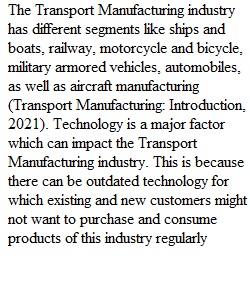 Topic 2. What international challenges impact a specific industry of your choice